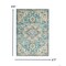 Homeroots 7 x 10 ft. Light Blue & Ivory Distressed Area Rug 385583 - alternate 4